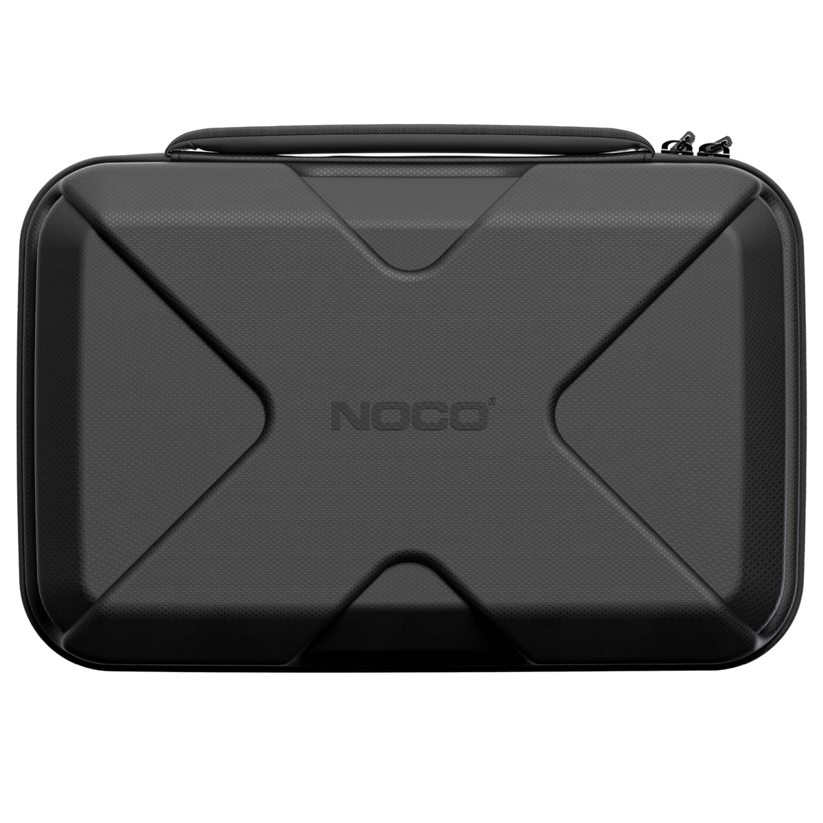 NOCO front exterior view showing compact case and protection benefit