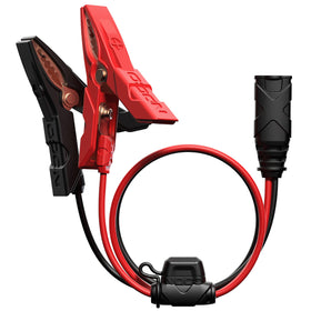 NOCO GC001 front view showing clamps and eyelets for versatile connections