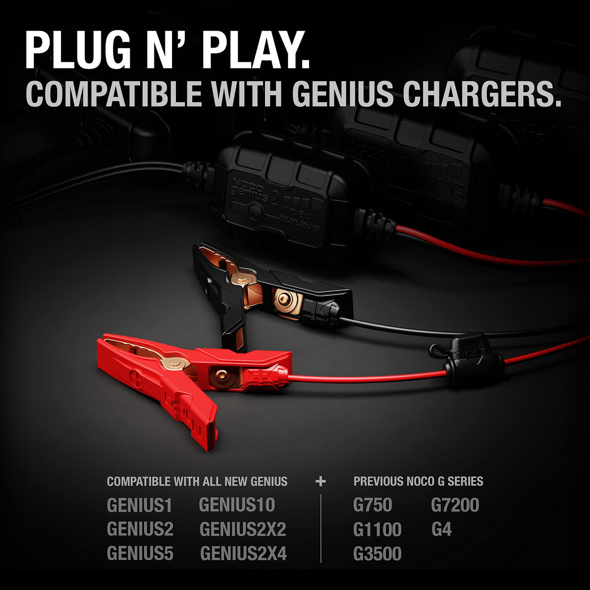 NOCO GC014 held in hand for size comparison showing portability and heavy-duty construction
