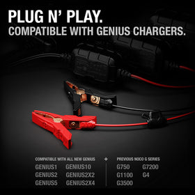 NOCO GC014 held in hand for size comparison showing portability and heavy-duty construction