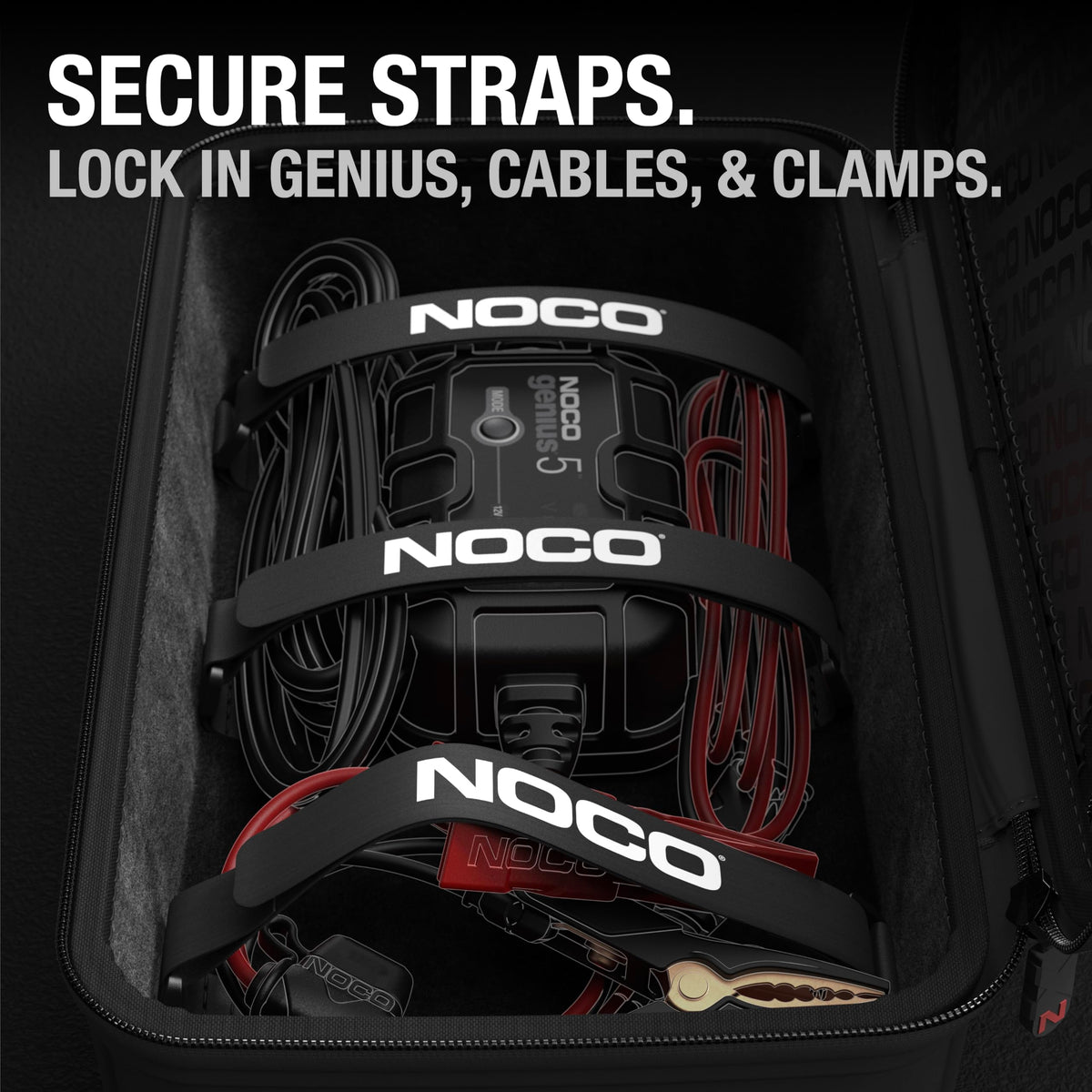 NOCO GC040 reinforced handle detail for easy carrying and convenience