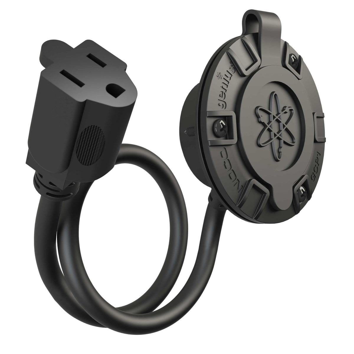 NOCO GCP1 mounted on trailer exterior illustrating convenient outdoor power access
