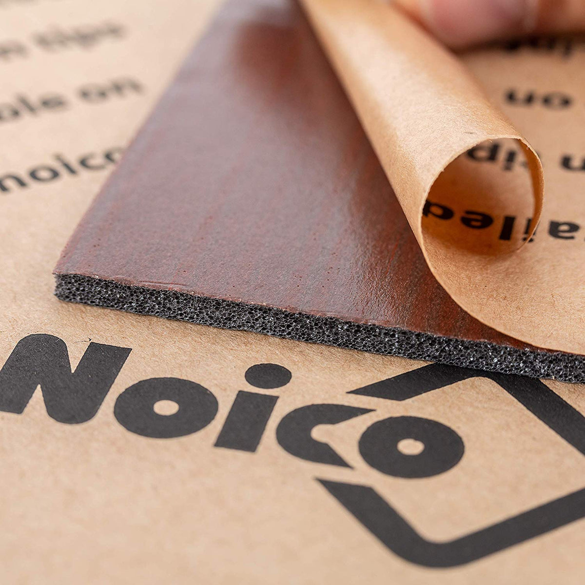 Noico Red front packaging showing 34 mats and 36 sqft coverage for easy installation