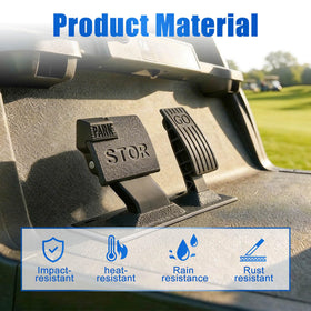 NOKINS mounted on Club Car Precedent demonstrating direct-fit installation