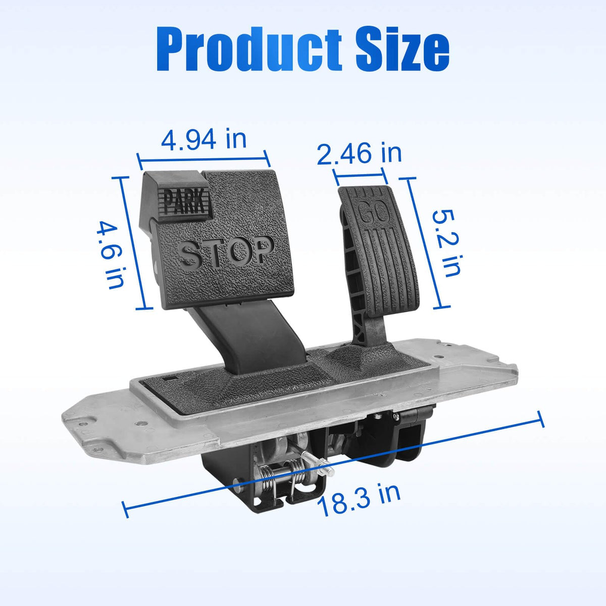 NOKINS spring and parking hook detail showing durable rebound function
