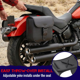 Nomad mounted on cruiser bike demonstrating easy install benefit