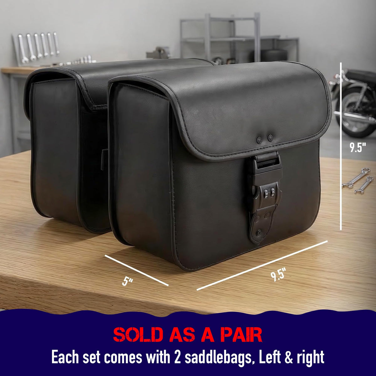 Nomad numeric lock and quick-release buckles offering secure access
