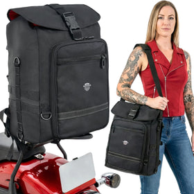 Nomad USA front view showing storage layout and rugged finish benefit organization