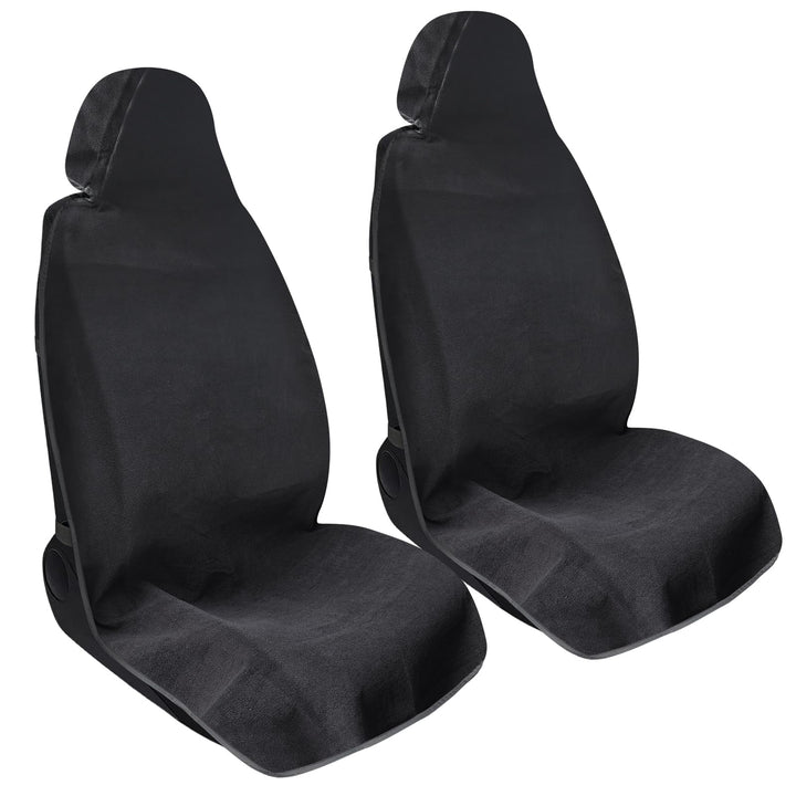 nomiou front view of seat cover showing full protection and easy install benefit