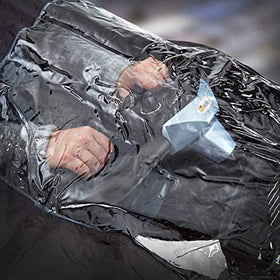 nomiou close-up PVC texture, waterproof material resists rain