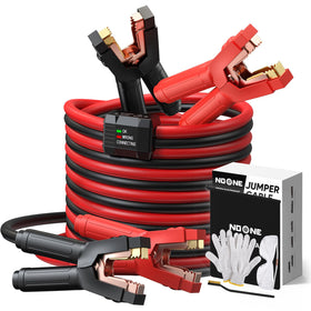 NOONE front packaging showing full jumper cable kit and benefits