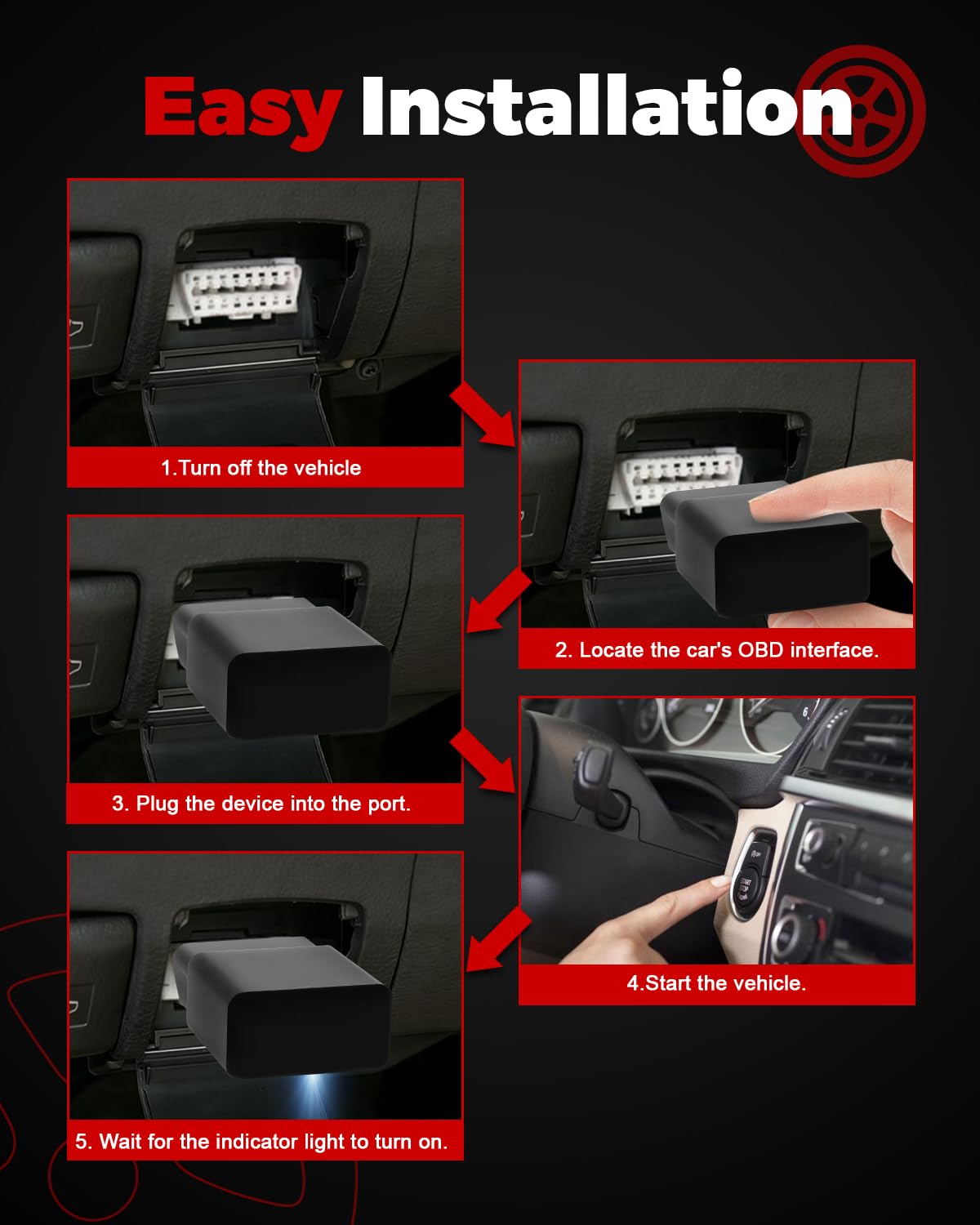 NOOYEESMO RA003 lifestyle truck driving image showing smoother power delivery