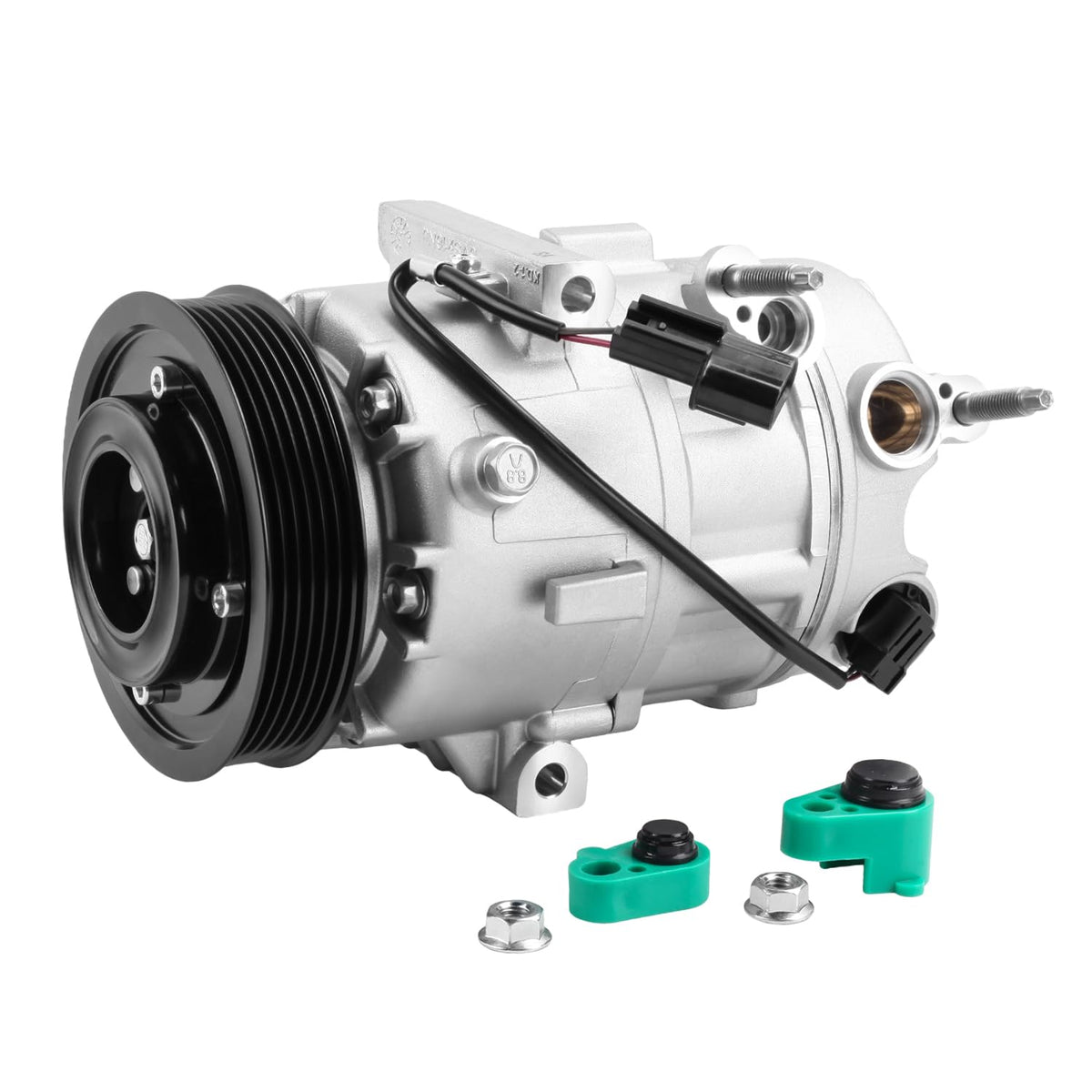 NOOYEESMO compressor front view showing exact-fit mounting for quick replacement