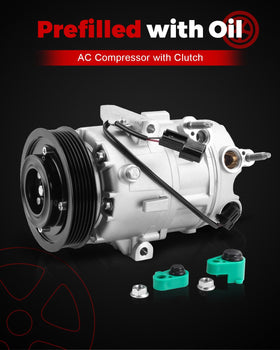 NOOYEESMO compressor in a garage setting illustrating ready-to-install convenience