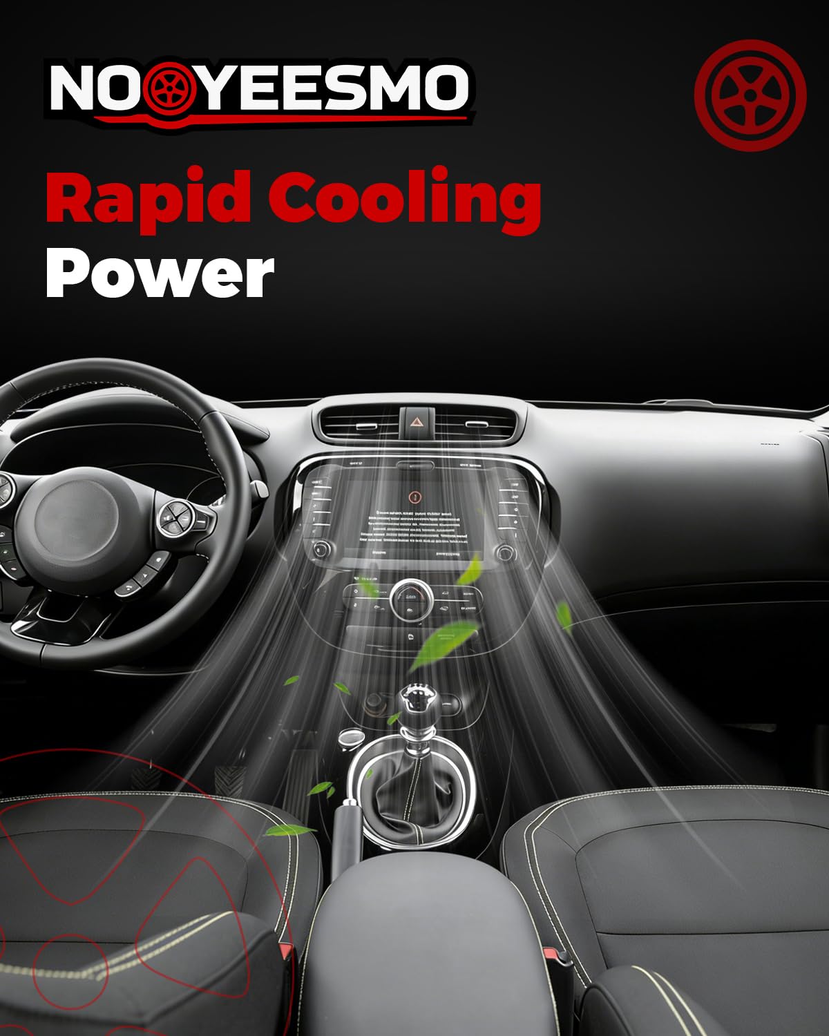 NOOYEESMO compressor surface finish and cooling fins highlighting durability