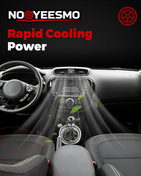 NOOYEESMO compressor surface finish and cooling fins highlighting durability