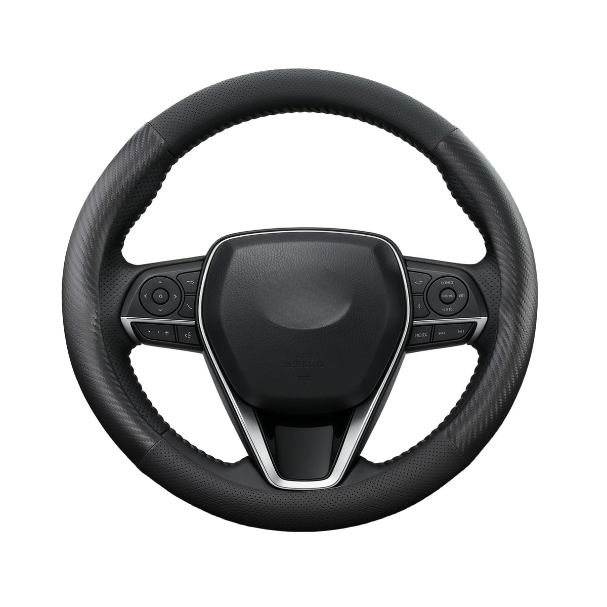 Noplkdss carbon fiber texture detail for improved steering grip