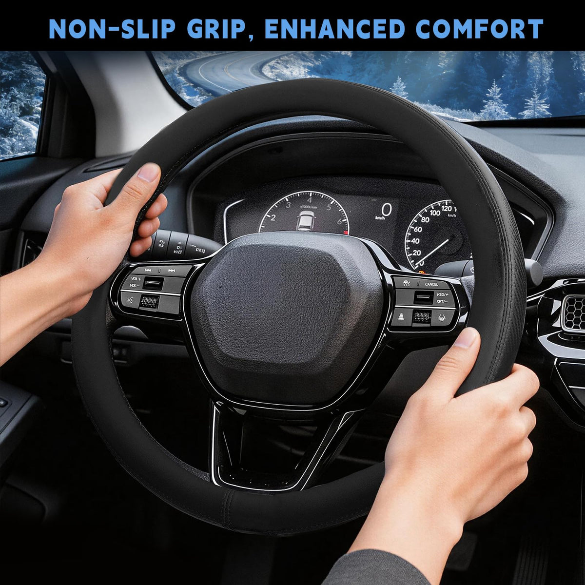 Noplkdss installation hands action showing easy stretching and secure fit