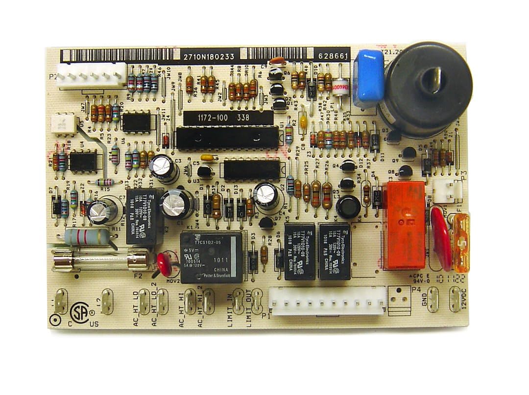 NORCOLD INC front view of 628661 board showing connectors and durable layout, enabling easy replacement