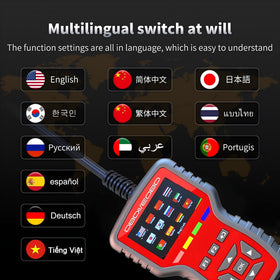 Norlix next to smartphone to show compact size and portable convenience