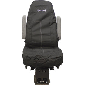 Northern Tool COVERALLs installed in truck cab showing easy fit with armrests and added protection
