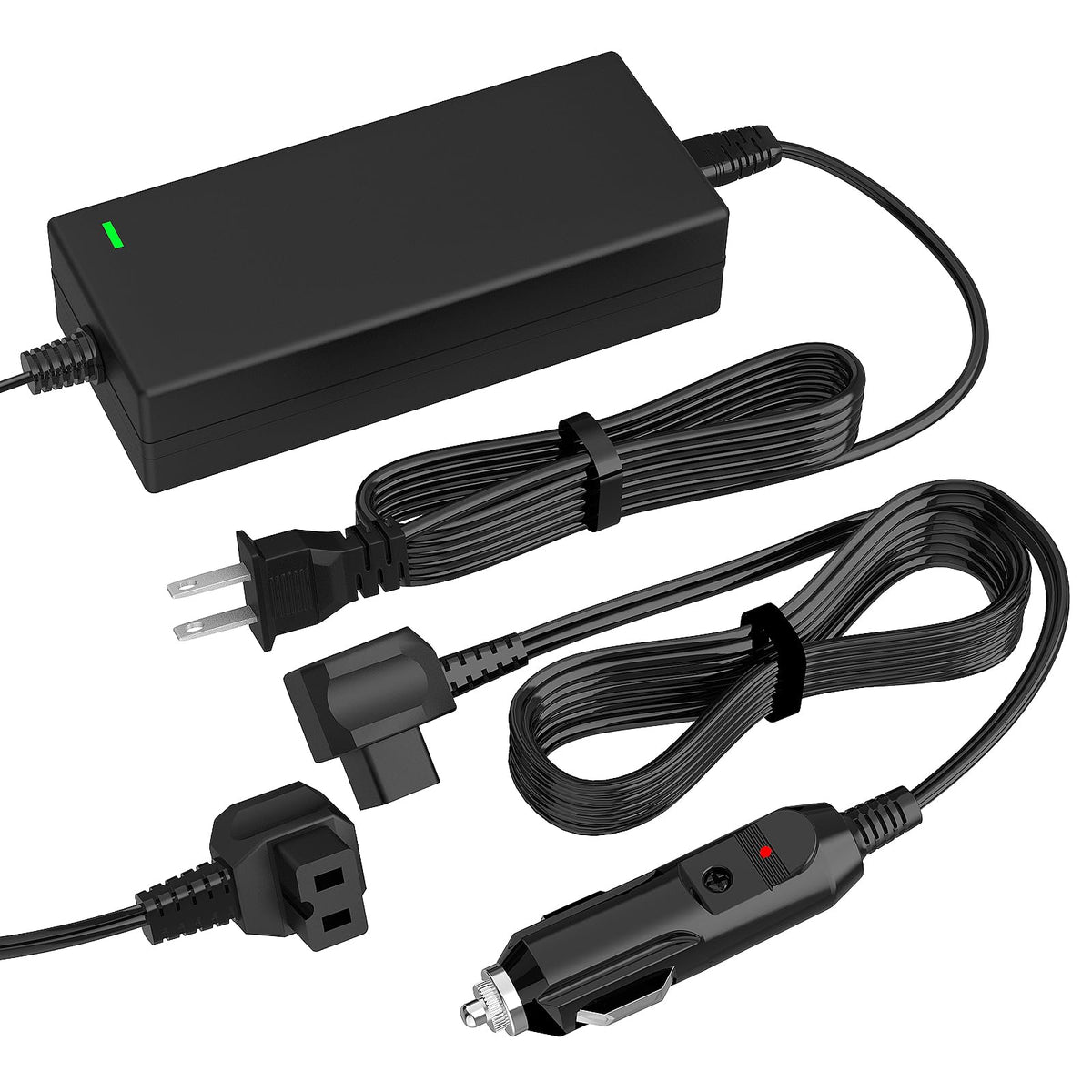 Norward front view of adapter kit showing cables and benefits of universal compatibility
