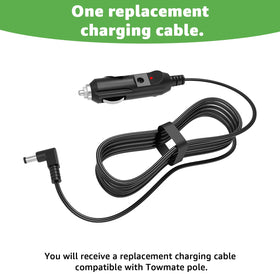 Norward cable connected to TowMate light bar demonstrating instant power