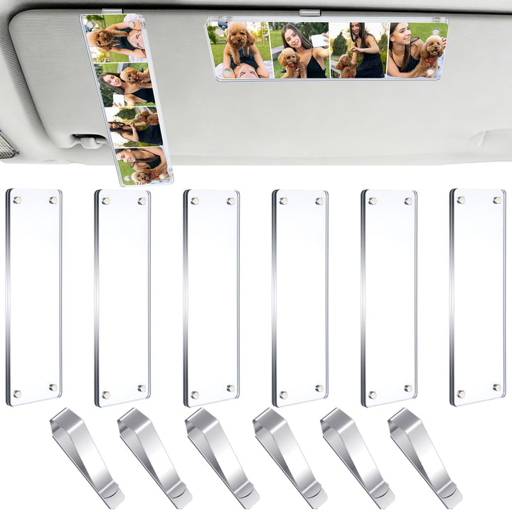 Novabright front view mounted on car visor showing clear display benefit
