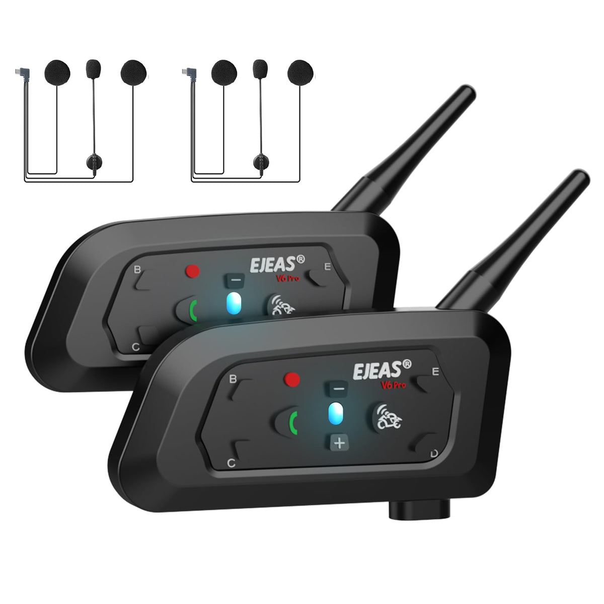 Novamente V6 Pro+ front unit showing controls and branding, improves ride control