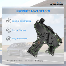 NOVAPARTS close-up of port and hose connection showing secure fit benefit