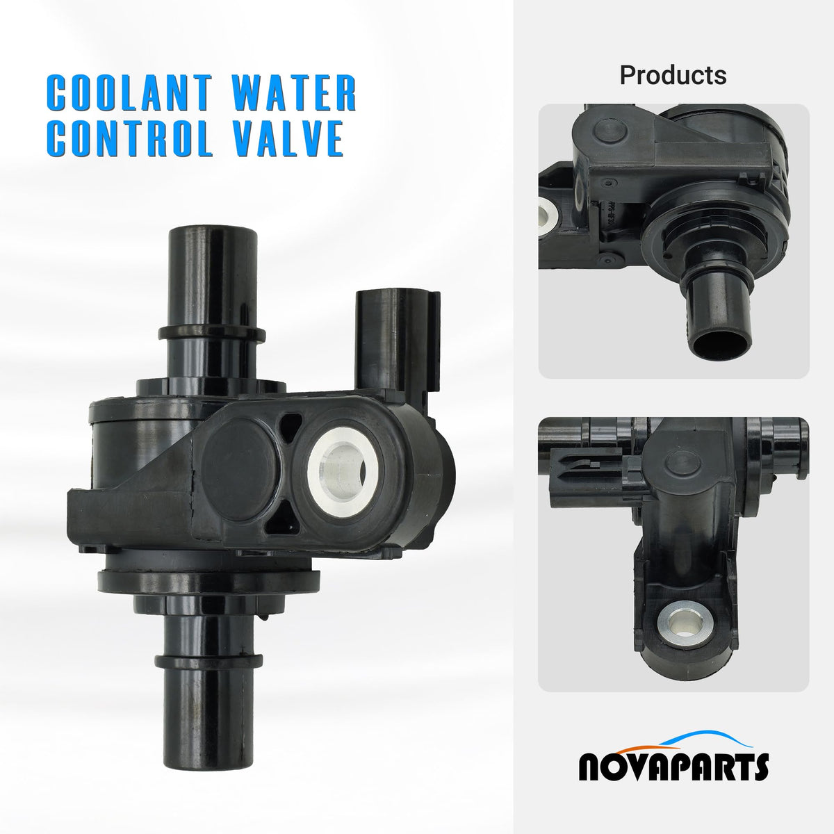 NOVAPARTS close-up of metal housing highlighting durability benefit