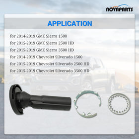 NOVAPARTS installed on truck rear protecting spare tire hoist from debris