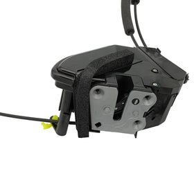 NOVAPARTS technician replacing driver door actuator in Nissan Rogue during repair