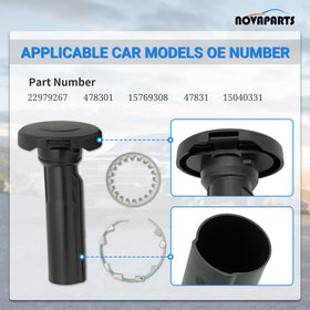 NOVAPARTS lock cover seal profile illustrating tight water-resistant barrier