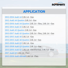 NOVAPARTS oil separator back label detail confirming part compatibility benefit