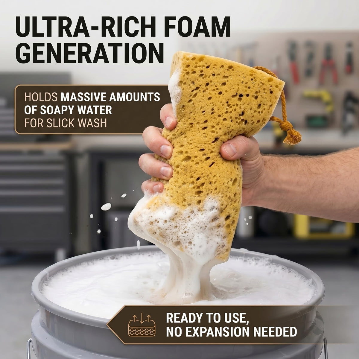 novARCHIVE edge detail highlighting durable foam and easy handling