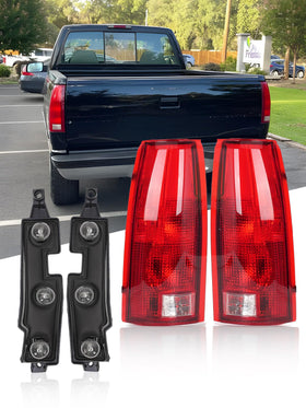 NOVCAPAR front view of tail light assembly showing complete fit and improved appearance