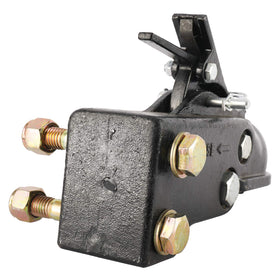 NovelBee mounted on trailer tongue showing sturdy attachment benefit