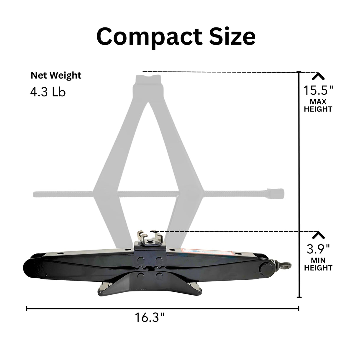 Noviitus size comparison with ruler showing compact folded dimensions