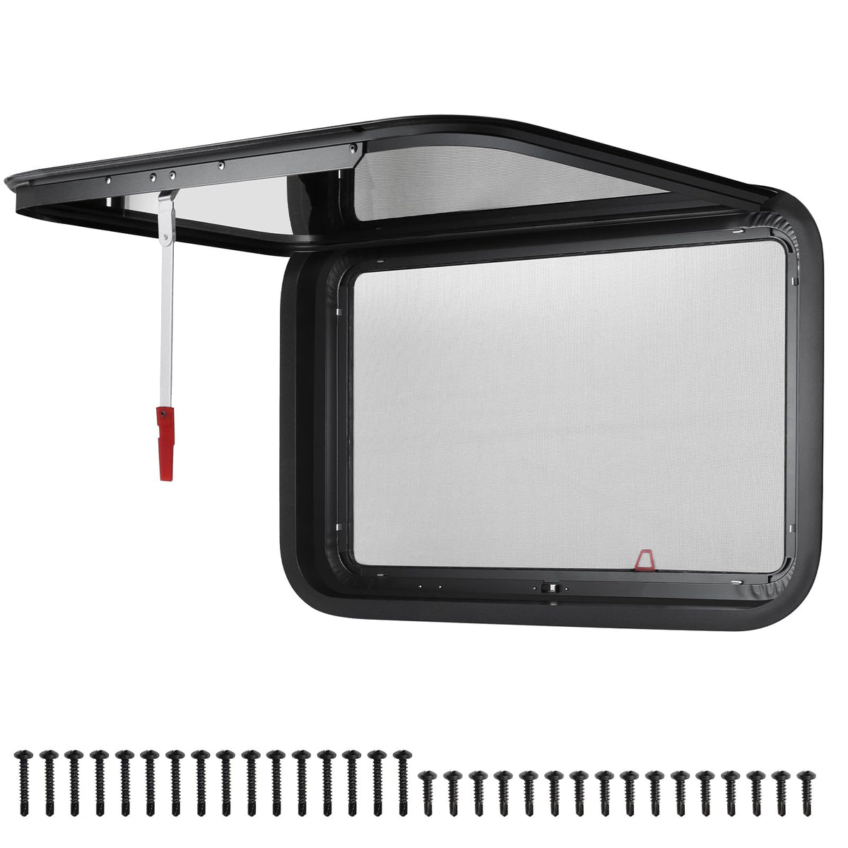 NOVINO close-up of tempered tinted glass highlighting safety and reduced glare benefit