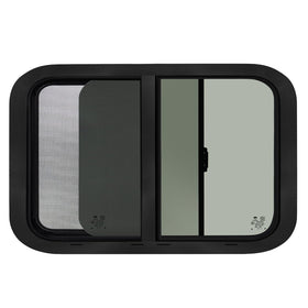 NOVINO close-up of anodized aluminum frame and trim for corrosion resistance