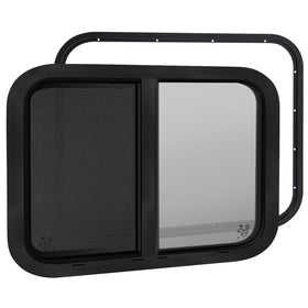 NOVINO front view of 30x20 window showing clean frame and benefits of ventilation