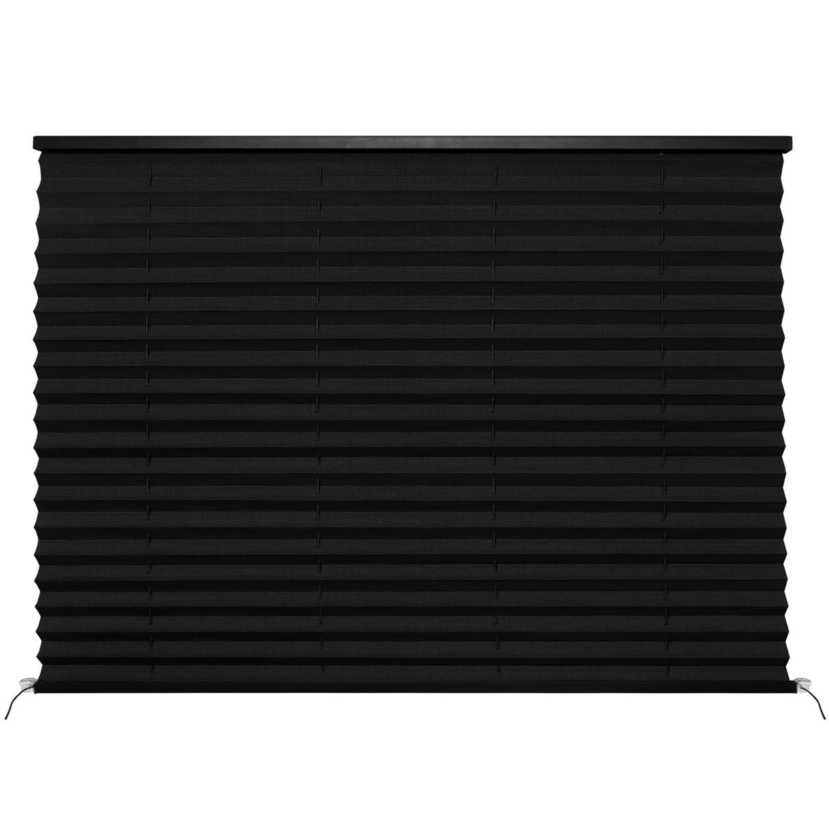 NOVINO front view packaged RV blind showing ready-to-install convenience