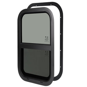 NOVINO front view window showing sleek frame and ventilation benefit