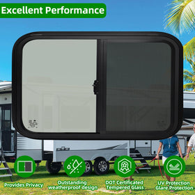 NOVINO window installed in cargo trailer improving interior light and air