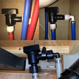 NOVINO in RV camper setting protecting freshwater supply during flush