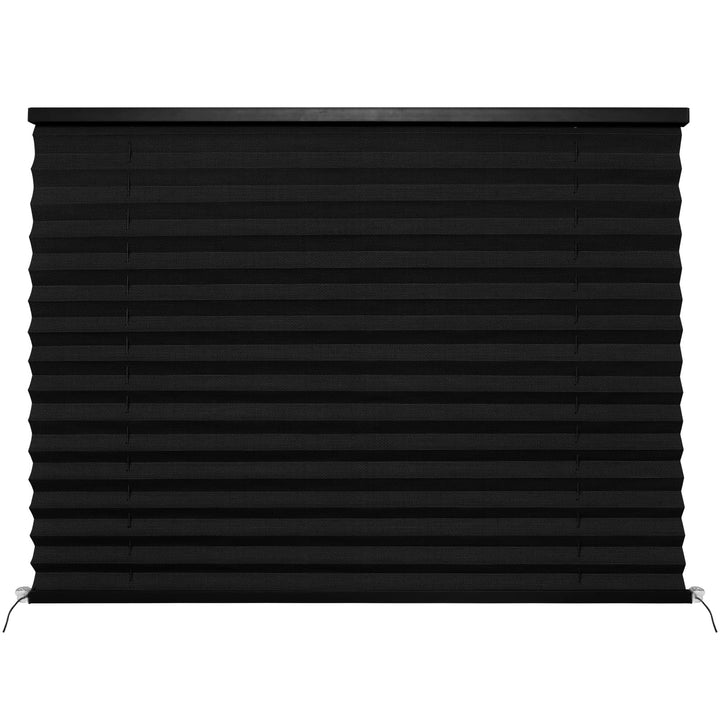 NOVINO front view of RV blind showing clean fit and modern look