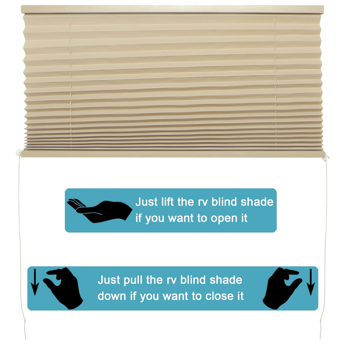 NOVINO shade adjusted at mid-height offering flexible light control