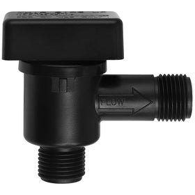 NOVINO valve thread detail 1/2" NPT ensuring secure leak-free connection
