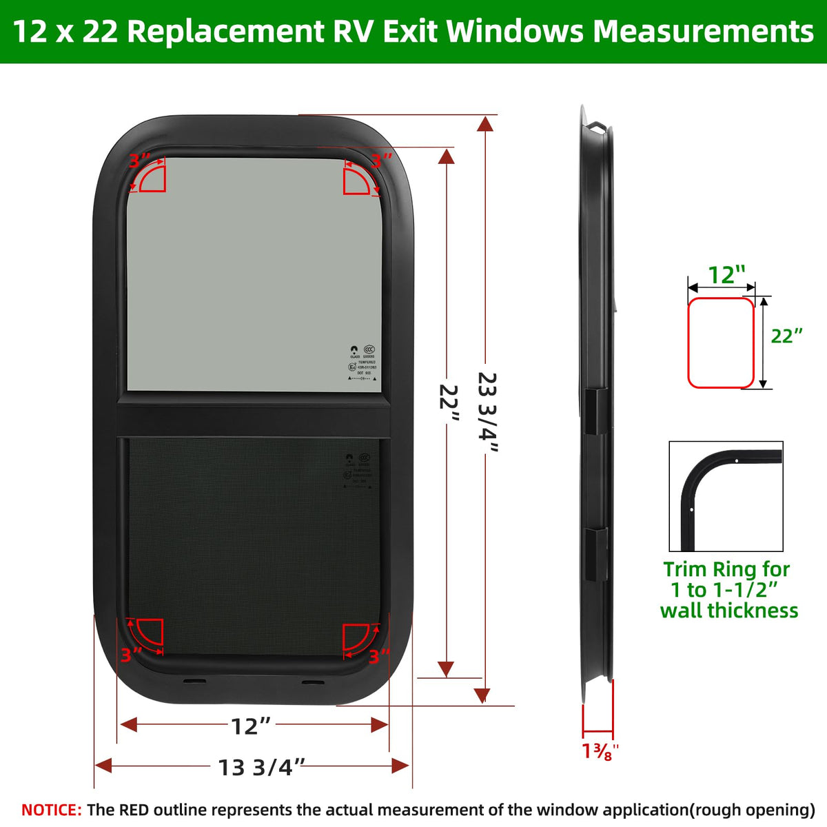 NOVINO tinted tempered glass detail reduces glare and increases privacy